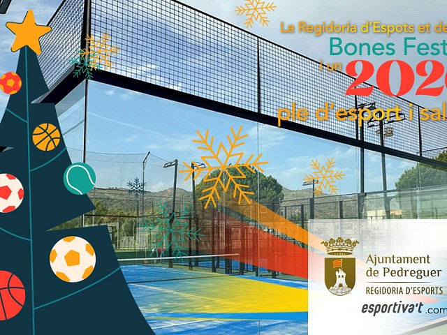 Bones Festes des de la Regidoria d’Esports de Pedreguer
