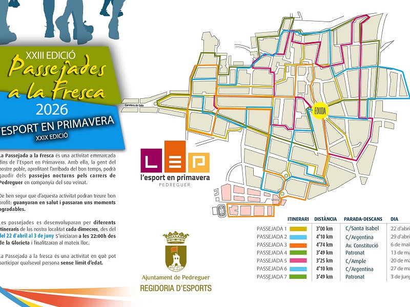 XXIII Edició passejades a la fresca